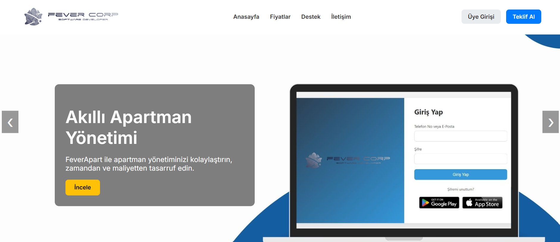 Kurumsal site örneği